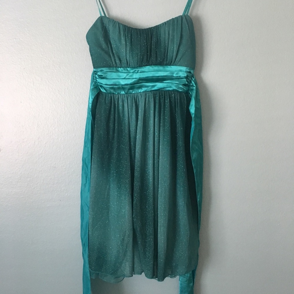 Ruby Rox Dress | Sparkly Teal